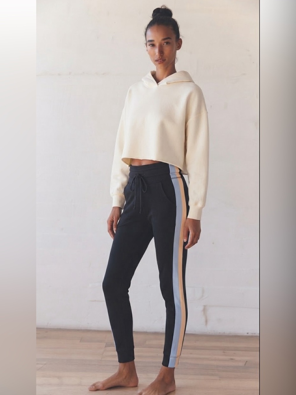 NWT FREE PEOPLE FP MOVEMENT COLOR-BLOCK JOGGERS SIZE LARGE L NEW